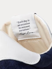 Polo Ralph Lauren Navy Suede & Nylon Train 89 Trainers - Image 7 of 7