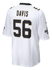 Nike White NFL New Orleans Saints Game Road Jersey - Demario Davis Youth - Image 3 of 3
