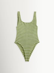 Hunza G Green Square Neck Swimsuit - Image 1 of 1