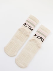 Mardy Bum Active Club Cream Grip Socks - Image 2 of 3