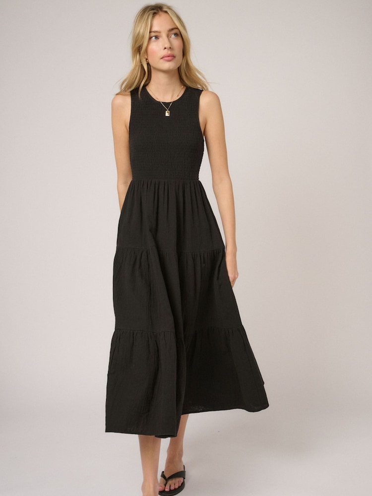Nobodys Child Black Sleeveless Charlie Midaxi Dress - Image 1 of 5