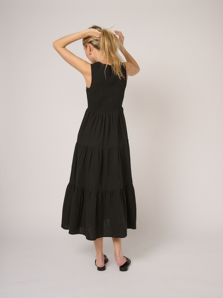 Nobodys Child Black Sleeveless Charlie Midaxi Dress - Image 2 of 5