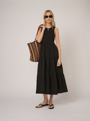 Nobodys Child Black Sleeveless Charlie Midaxi Dress - Image 3 of 5