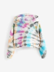 Multi Tie Dye Cropped Hoodie (3-16yrs) - Image 5 of 7