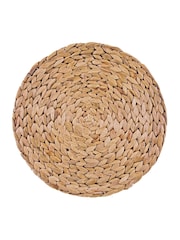 Set of 4 Natural Water Hyacinth Placemats - Image 3 of 3