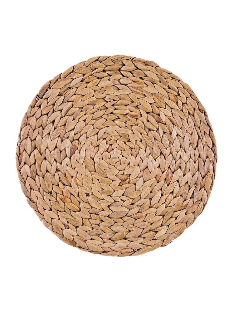 Set of 4 Natural Water Hyacinth Placemats - Image 3 of 3