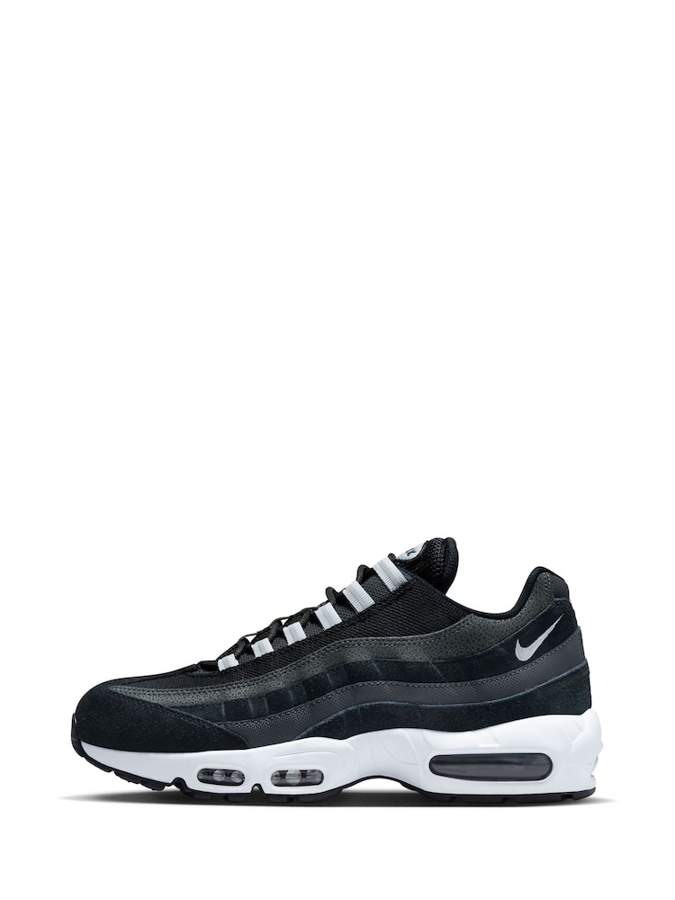 Nike Blue/Black Air Max 95 Trainers - Image 2 of 12