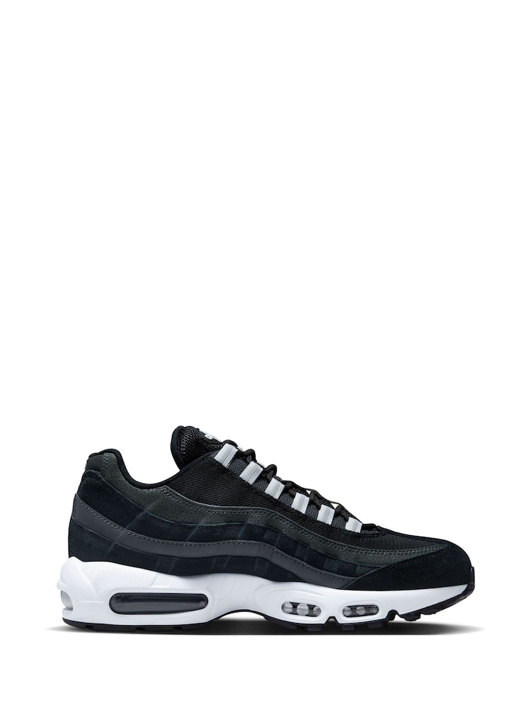 Nike Blue/Black Air Max 95 Trainers - Image 3 of 12