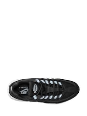 Nike Blue/Black Air Max 95 Trainers - Image 8 of 12