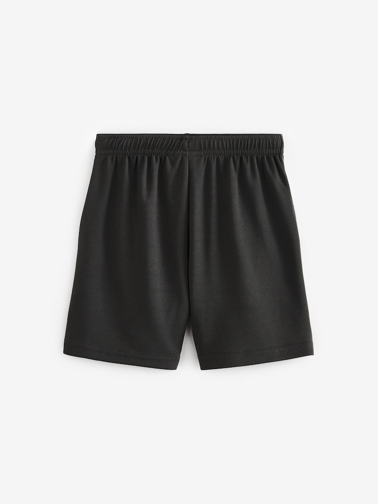 Black Single Sports Shorts (3-16yrs) - Image 4 of 4