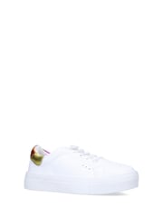 Kurt Geiger London Kids White Mini Laney Eagle Trainers - Image 2 of 4