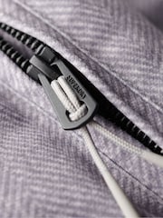 Superdry Grey Marl Tweed Longline Puffer Jacket - Image 7 of 7