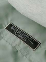 Superdry Green Hooded Bomber Jacket - Image 6 of 6
