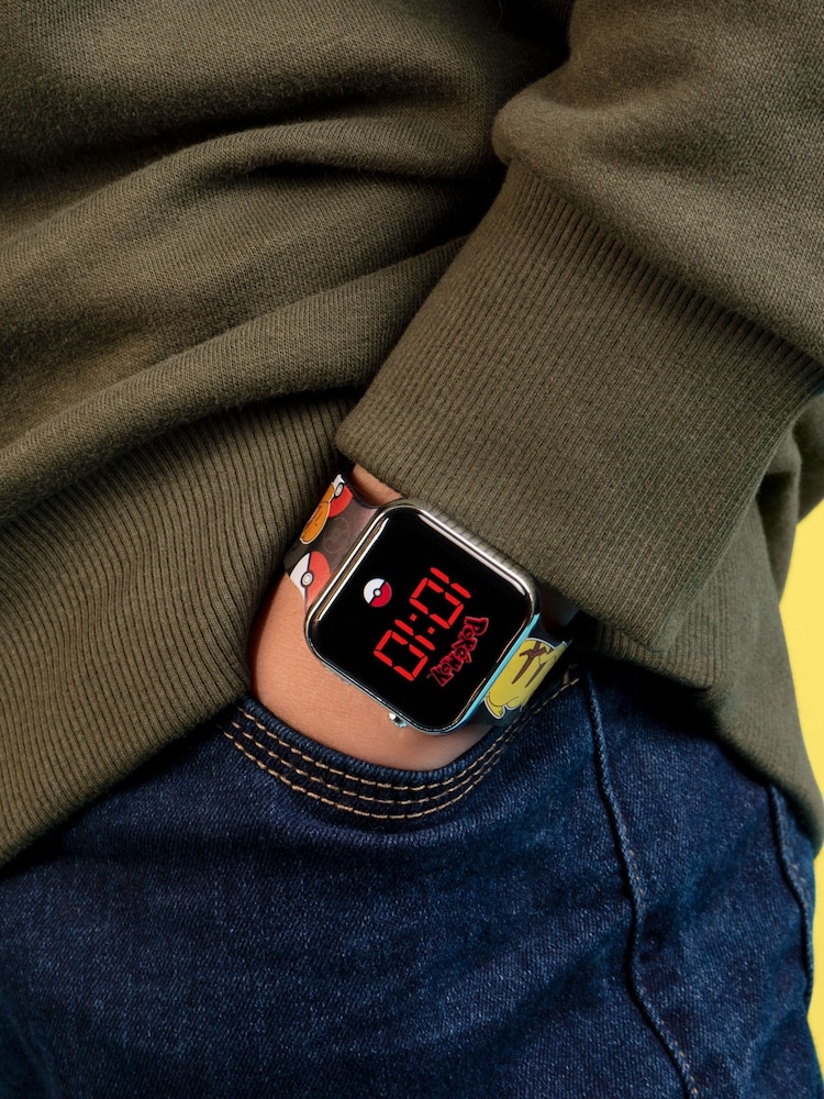 Peers Hardy Pokémon LED Black Watch with Printed Character Strap - Image 2 of 4
