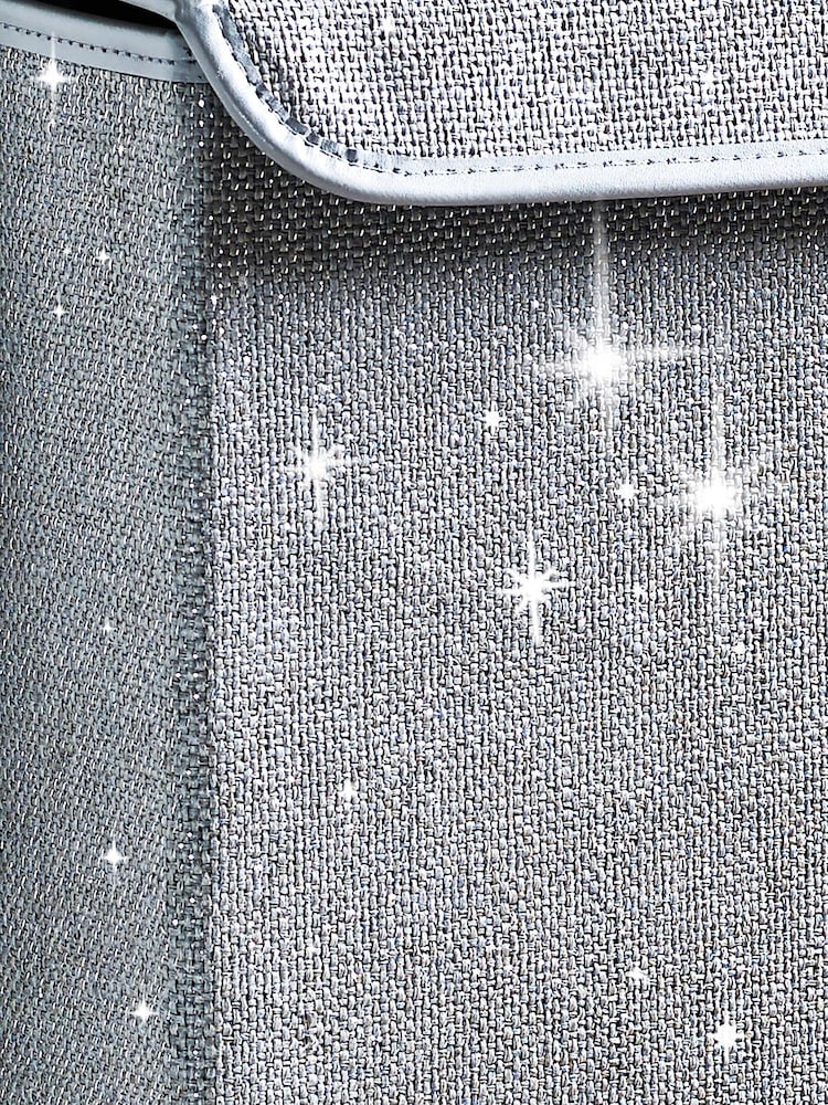 Grey Glitter Laundry Hamper - Image 2 of 2