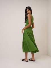Nobodys Child Green Sleeveless Charlie Midaxi Dress - Image 3 of 5