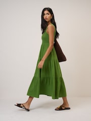 Nobodys Child Green Sleeveless Charlie Midaxi Dress - Image 4 of 5