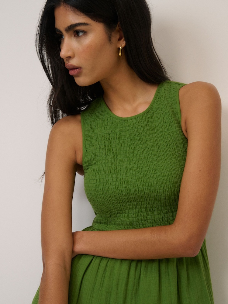 Nobodys Child Green Sleeveless Charlie Midaxi Dress - Image 5 of 5