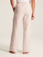 Joules Stella Pink Striped Cotton Pyjama Bottoms - Image 3 of 7