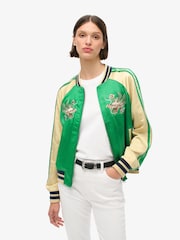 Superdry Bowling Green Suikajan Embroidered Bomber Jacket - Image 1 of 5