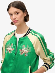 Superdry Bowling Green Suikajan Embroidered Bomber Jacket - Image 3 of 5