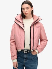 Superdry Ash Rose Hooded Emb Windbreaker Jacket - Image 1 of 5