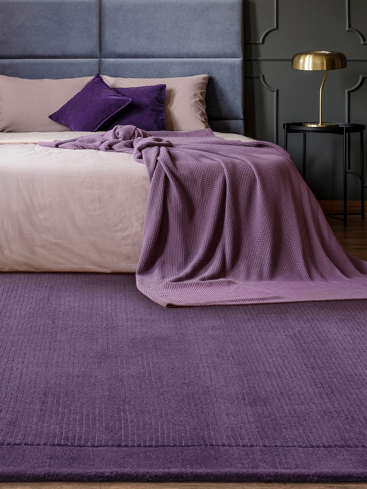 Asiatic Rugs Purple York Lustre Rug - Image 1 of 6 Asiatic Rugs Purple York Lustre Rug - Image 1 of 6