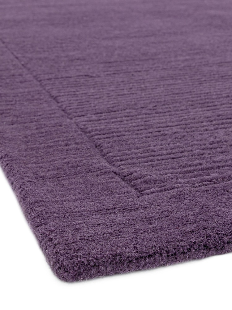 Asiatic Rugs Purple York Lustre Rug - Image 7 of 7