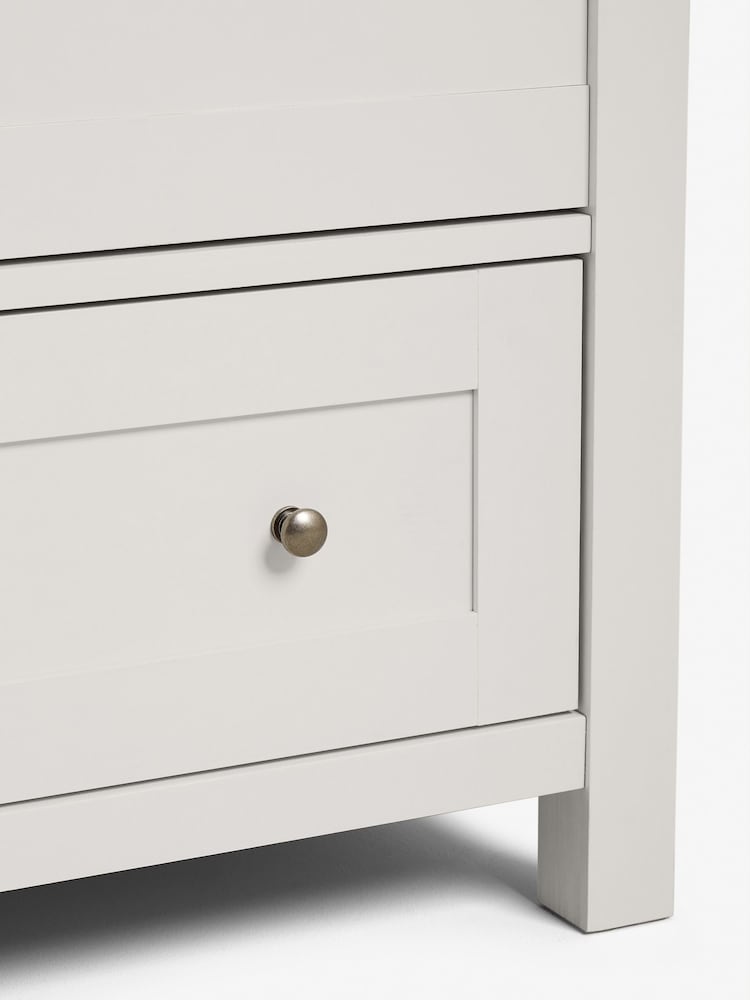 Chalk Malvern Paint Effect Double, 1 Drawer Wardrobe - Image 10 of 10