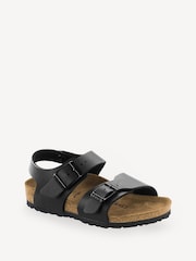 Negro - Sandalias New York Birko Flor para niños de Birkenstock - Imagen 2 de 3