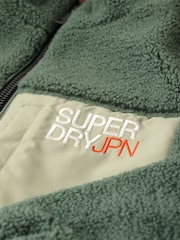 Verde caqui laurel - Superdry Chaqueta Fleece Trekker - Imagen 4 de 4