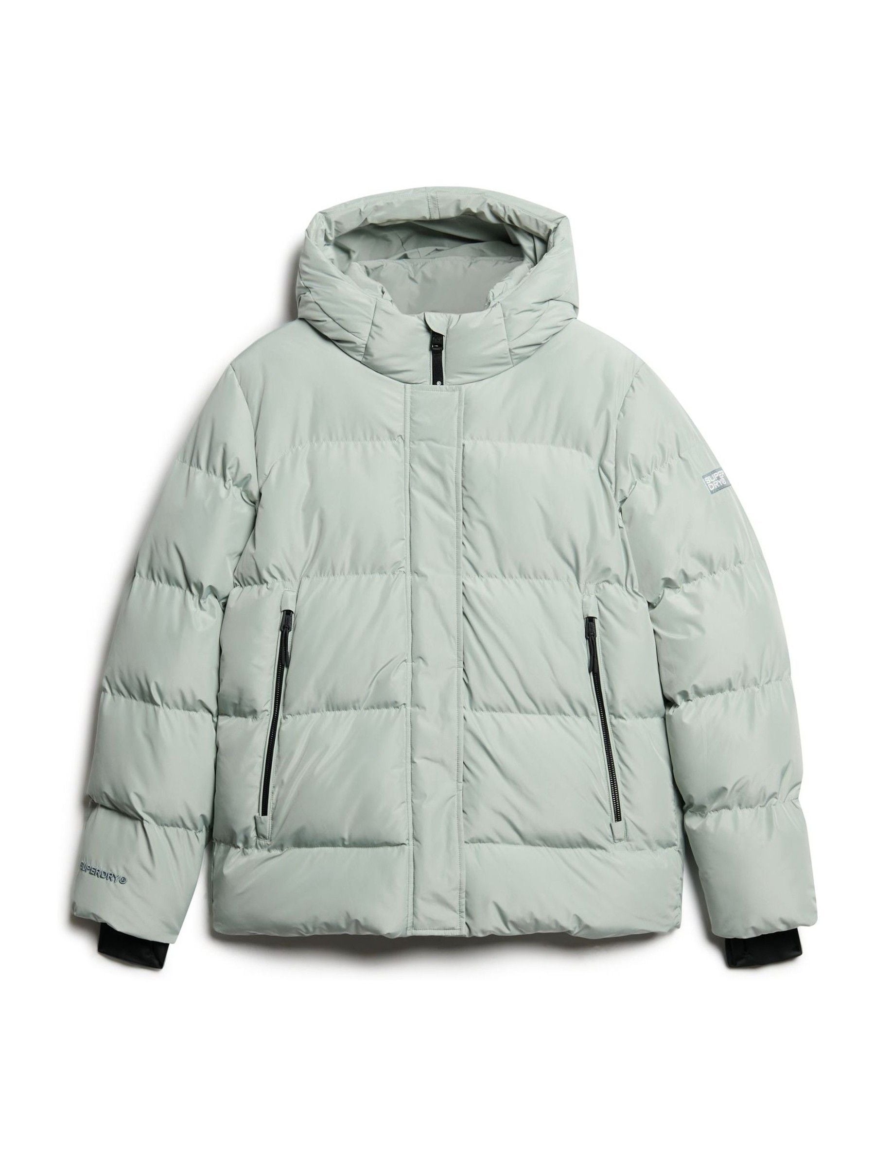 Buy Superdry Puritan Grey Hooded 5 Baffle Sports Puffer