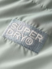 Superdry Puritan Grey Hooded 5 Baffle Sports Puffer Jacket - Image 5 of 5