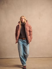 Nutmeg Spice Brown - Superdry 5 Baffle Sports Puffer-Jacke mit Kapuze - Bild 6 von 19
