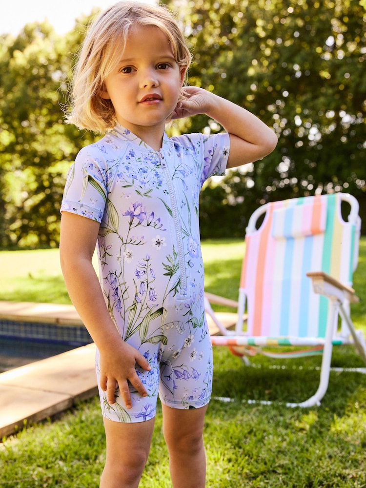 Modra majica Bluebell - Kopalke Sunsafe z dolgimi nogami (3mesecev-7let) - Slika 1 iz 9