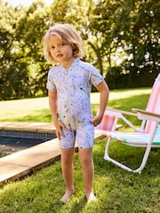 Modra majica Bluebell - Kopalke Sunsafe z dolgimi nogami (3mesecev-7let) - Slika 3 iz 9