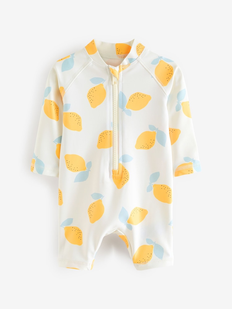 Lemon Yellow Baby Sunsafe Swimsuit (0mths-3yrs) - Image 1 of 4