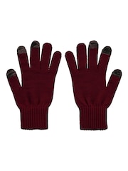 Fanatics Red Colorado Avalanche Touchscreen Gloves Unisex - Image 2 of 2