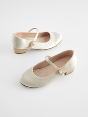 Marfil - Mary Jane Flower Girl Heel Shoes - Imagen 1 de 6