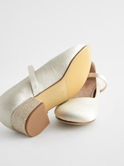 Marfil - Mary Jane Flower Girl Heel Shoes - Imagen 6 de 6