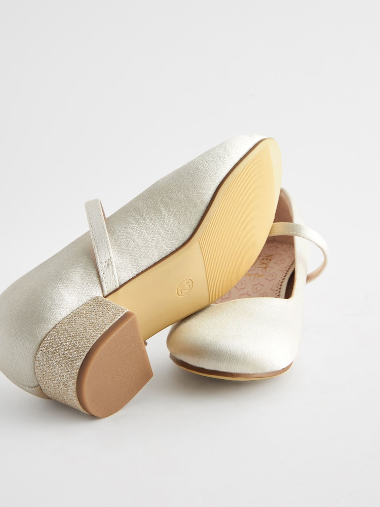 Marfil - Mary Jane Flower Girl Heel Shoes - Imagen 6 de 6 Marfil - Mary Jane Flower Girl Heel Shoes - Imagen 6 de 6