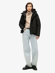 Superdry Black Hood Ultimate Windbreaker Jacket - Image 2 of 4