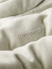 Superdry Puritan Grey Marl Tweed Puffer Boxy Jacket - Image 5 of 5