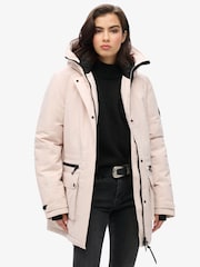 Gebrochen Grau - Superdry City Wattierter Parka - Bild 1 von 6