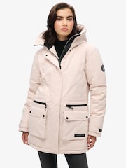 Gebrochen Grau - Superdry City Wattierter Parka - Bild 2 von 6