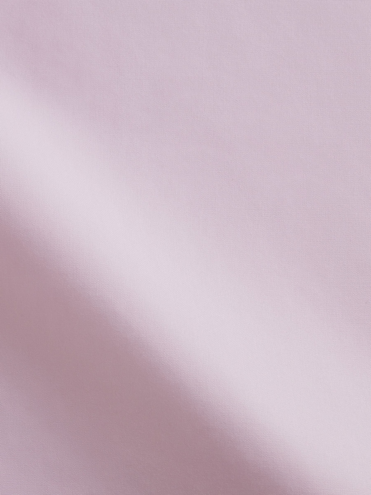 TM Lewin Pink Tailored Fit Non-Iron Regular Plain Poplin Double Cuff Shirt - Image 2 of 4 TM Lewin Pink Tailored Fit Non-Iron Regular Plain Poplin Double Cuff Shirt - Image 2 of 4