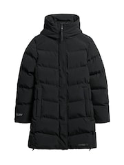 Superdry Black City Mid Length Padded Jacket - Image 3 of 5