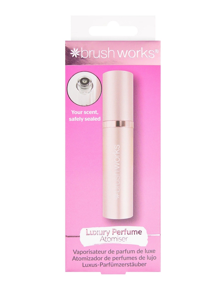 Brush Works Pink Luxury Perfume Atomiser - Image 1 of 5 Brush Works Pink Luxury Perfume Atomiser - Image 1 of 5