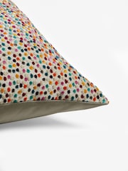 Multi Cut Velvet Spot 59 x 59cm Cushion - Image 2 of 5