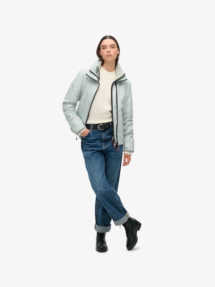 Superdry Puritan Grey Mountain Windbreaker Jacket - Image 2 of 3